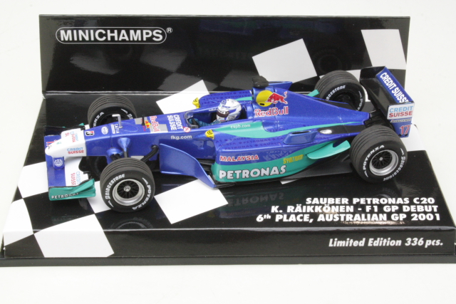 Sauber Petronas C20, F1 2001, K.Raikkonen, no.17 - Sulje napsauttamalla kuva