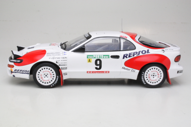 Toyota Celica Turbo 4WD ST185, Portugal 1992, M.Alen, no.9 - Sulje napsauttamalla kuva