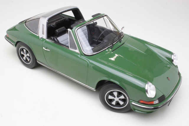 Porsche 911S Targa 1973, vihreä - Sulje napsauttamalla kuva