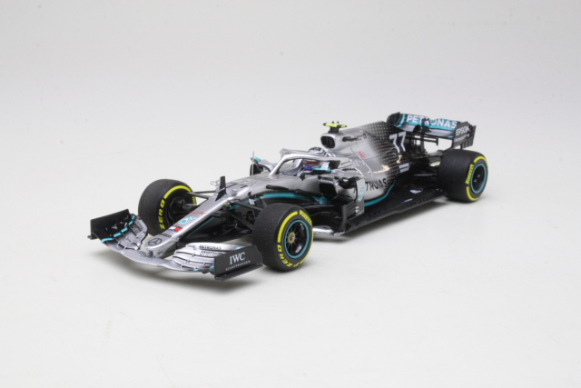 Mercedes AMG W10, 1st. USA GP 2019, V.Bottas, no.77 - Sulje napsauttamalla kuva