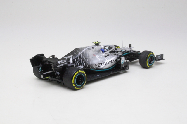 Mercedes AMG W10, 1st. USA GP 2019, V.Bottas, no.77 - Sulje napsauttamalla kuva