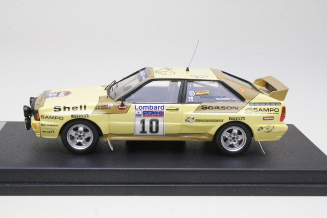 Audi Quattro, 4th. RAC 1983, L.Lampi, no.10 - Sulje napsauttamalla kuva