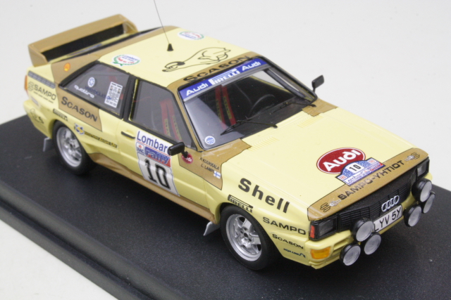 Audi Quattro, 4th. RAC 1983, L.Lampi, no.10 - Click Image to Close