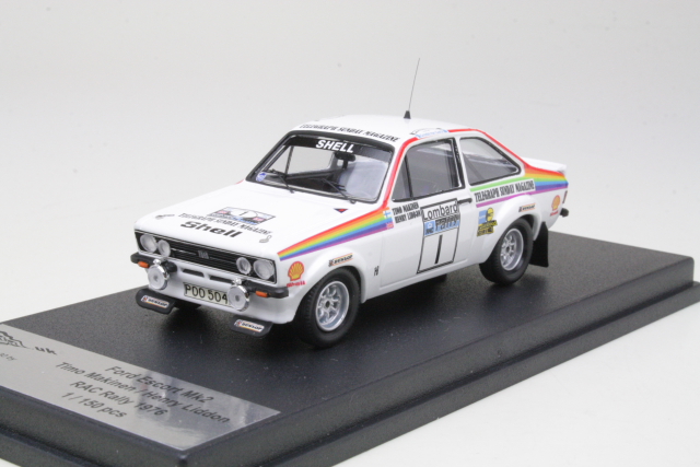 Ford Escort Mk2 RS1800, RAC 1976, T.Mäkinen, no.1 - Sulje napsauttamalla kuva