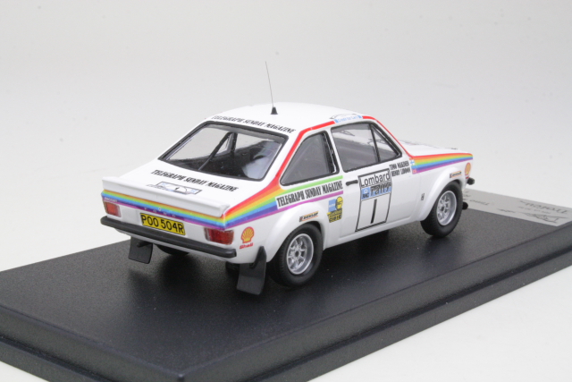 Ford Escort Mk2 RS1800, RAC 1976, T.Mäkinen, no.1 - Sulje napsauttamalla kuva