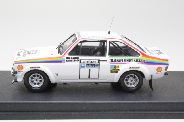 Ford Escort Mk2 RS1800, RAC 1976, T.Mäkinen, no.1 - Sulje napsauttamalla kuva