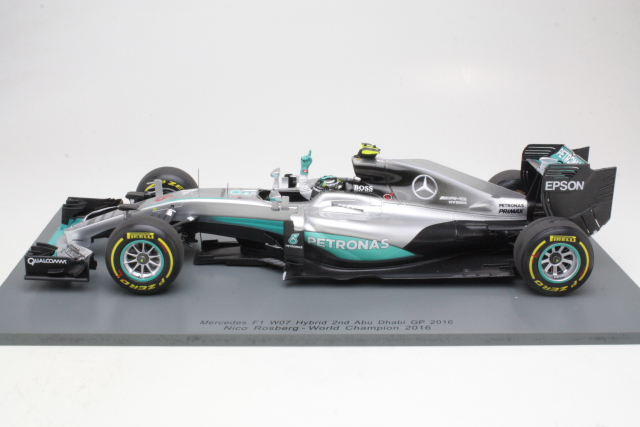 Mercedes AMG W07 Hybrid, 2nd. AbuDhabi 2016, N.Rosberg, no.6