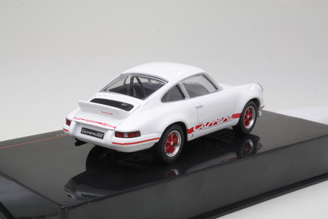 Porsche 911 Carrera RS 2.7 1973, valkoinen/punainen - Sulje napsauttamalla kuva