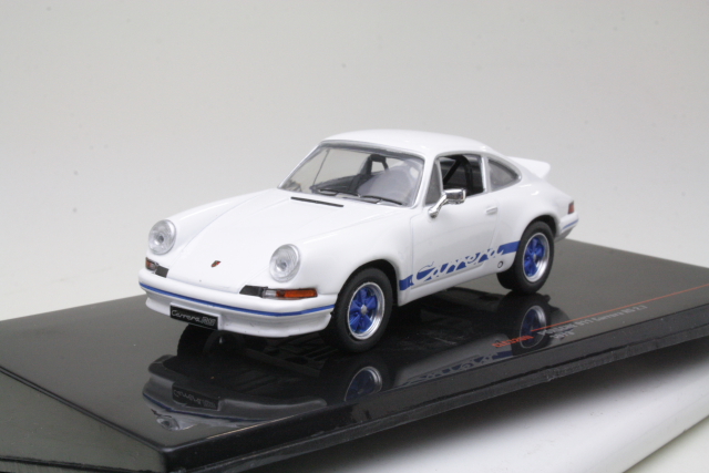 Porsche 911 Carrera RS 2.7 1973, valkoinen/sininen - Sulje napsauttamalla kuva