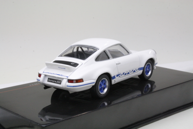 Porsche 911 Carrera RS 2.7 1973, valkoinen/sininen - Sulje napsauttamalla kuva