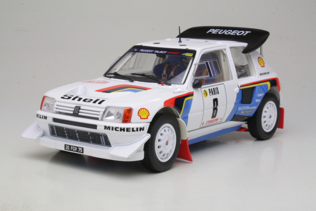 Peugeot 205 T16, Monte Carlo 1986, B.Saby, no.8 - Sulje napsauttamalla kuva