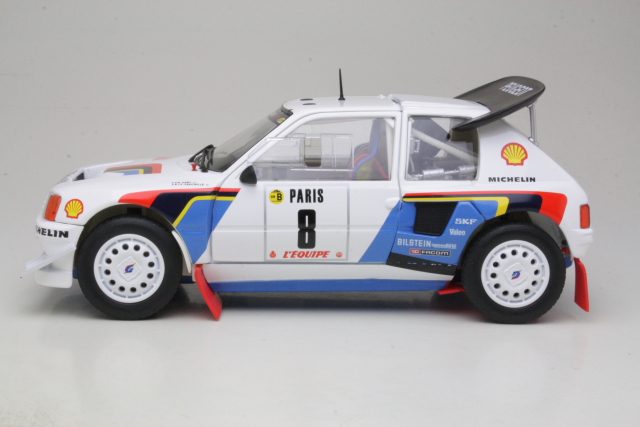 Peugeot 205 T16, Monte Carlo 1986, B.Saby, no.8