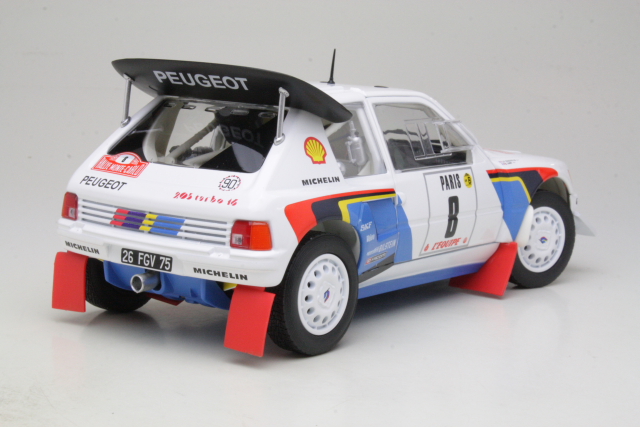 Peugeot 205 T16, Monte Carlo 1986, B.Saby, no.8 - Sulje napsauttamalla kuva