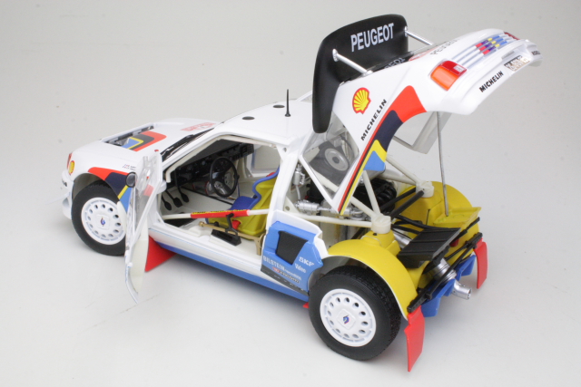 Peugeot 205 T16, Monte Carlo 1986, B.Saby, no.8