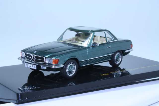 Mercedes 350SL (w107) HT 1972, vihreä
