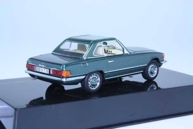 Mercedes 350SL (w107) HT 1972, vihreä