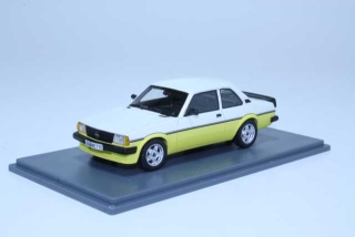 Opel Ascona B 2.0/SR i2000 1980, keltainen/valkoinen - Sulje napsauttamalla kuva