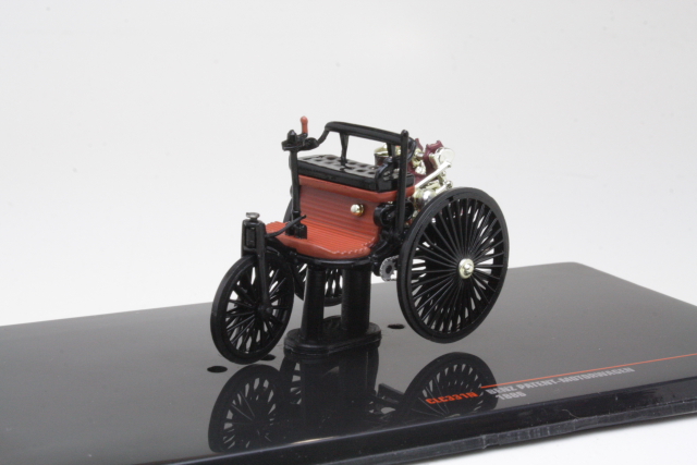Mercedes Patent Motor Car 1886, musta - Sulje napsauttamalla kuva