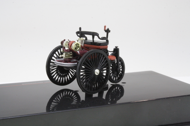 Mercedes Patent Motor Car 1886, musta - Sulje napsauttamalla kuva