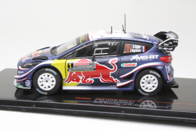 Ford Fiesta WRC, 5th. Australia 2018, S.Ogier, no.1 - Sulje napsauttamalla kuva