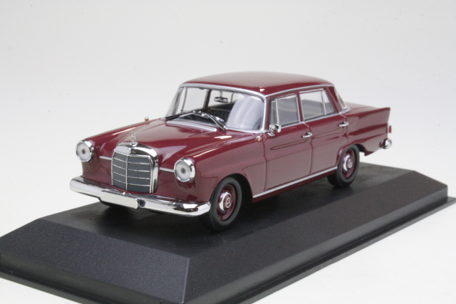 Mercedes 190 (w110) 1961, tummanpunainen - Sulje napsauttamalla kuva