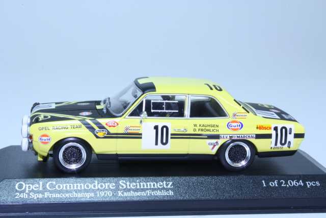 Opel Commodore A "Steinmetz", 24h Spa 1970, Kauhsen/Fröhlich - Sulje napsauttamalla kuva