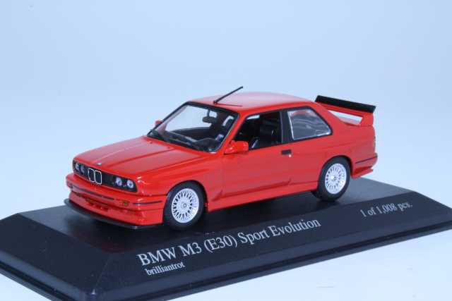 BMW M3 (e30) Sport Evolution 1990, punainen