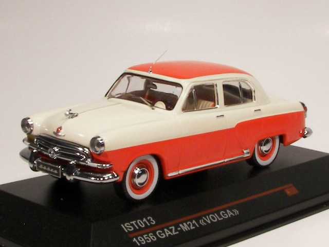 Volga GAZ M21 1956, white/red