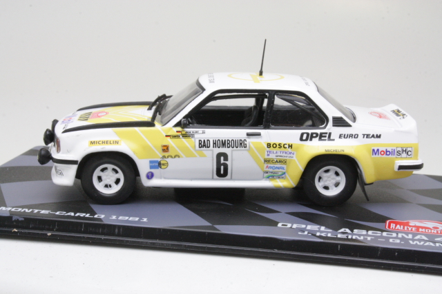 Opel Ascona B 400, Monte Carlo 1981, J.Kleint, no.6