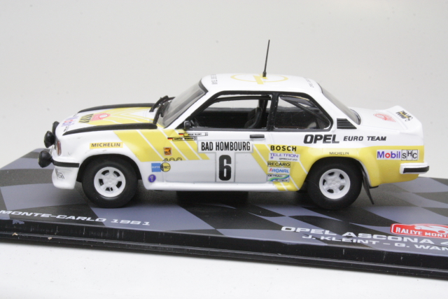 Opel Ascona B 400, Monte Carlo 1981, J.Kleint, no.6 - Sulje napsauttamalla kuva