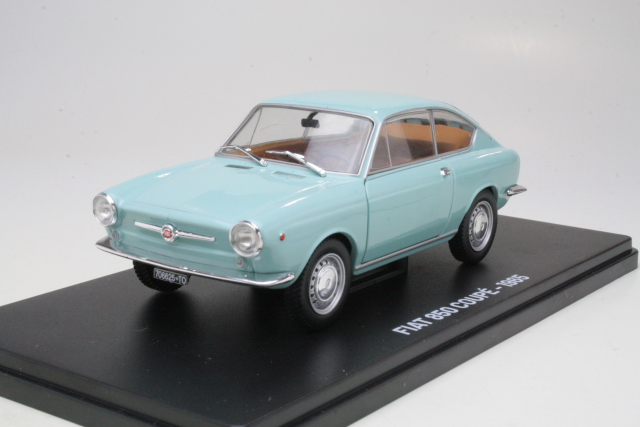 Fiat 850 Coupe 1965, vaaleansininen - Sulje napsauttamalla kuva