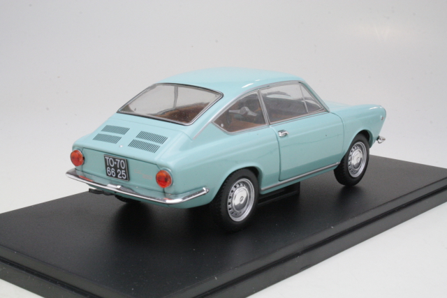 Fiat 850 Coupe 1965, vaaleansininen - Sulje napsauttamalla kuva