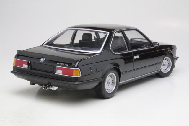 BMW 635 CSi 1982, musta - Sulje napsauttamalla kuva