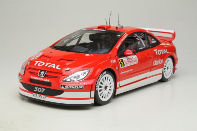 Peugeot 307 WRC, Monte Carlo 2004, M.Grönholm, no.5 - Sulje napsauttamalla kuva