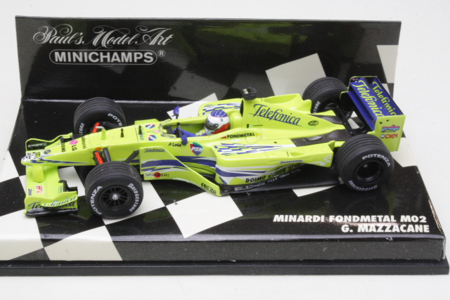 Minardi Fondmetal M02, F1 2000, G.Mazzacane, no.21