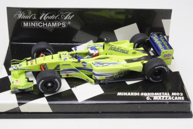 Minardi Fondmetal M02, F1 2000, G.Mazzacane, no.21 - Sulje napsauttamalla kuva