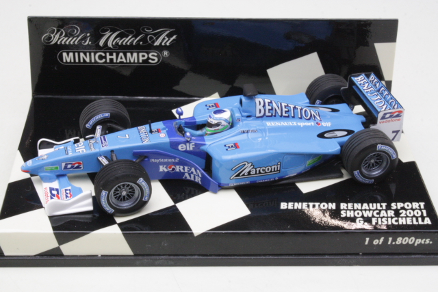 Benetton Renault, Showcar 2001, G.Fisichella, no.7