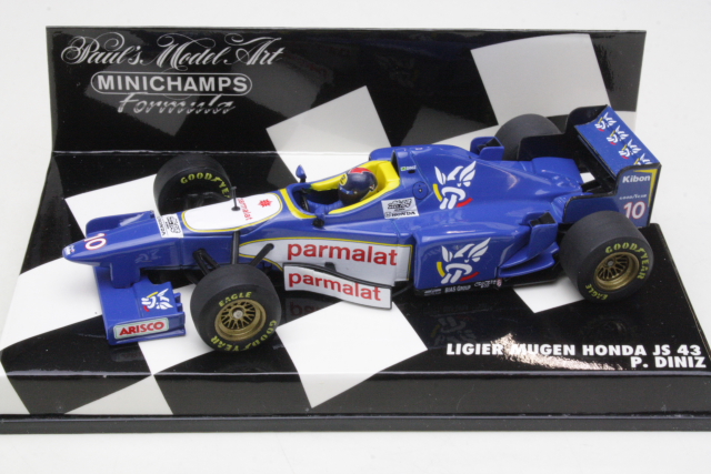 Ligier Mugen Honda JS43, F1 1996 ,P.Diniz, no.10 - Click Image to Close