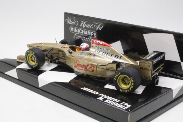 Jordan Peugeot 196, F1 1996, M.Brundle, no.12