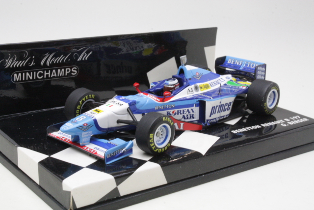 Benetton Renault B197, F1 1997, G.Berger, no.8