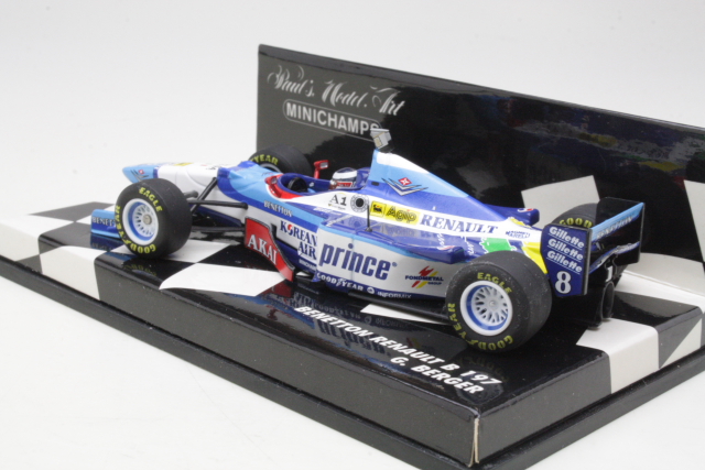 Benetton Renault B197, F1 1997, G.Berger, no.8