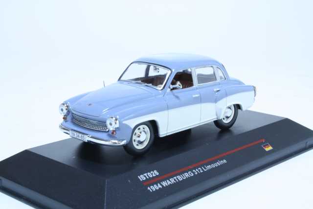 Wartburg 312 Limousine 1964, sininen/valkoinen