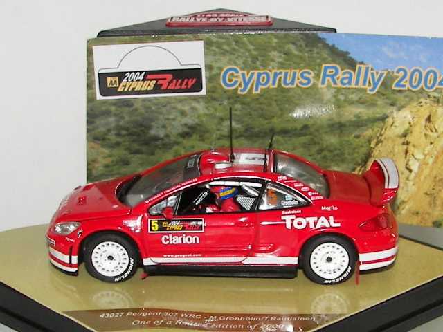 Peugeot 307 WRC, Cyprus 2004, M.Grönholm, no.5
