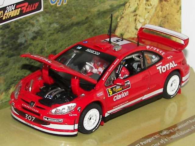 Peugeot 307 WRC, Cyprus 2004, M.Grönholm, no.5