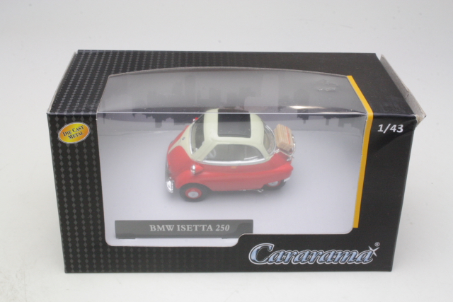 BMW Isetta 250 1960, red/white - Click Image to Close