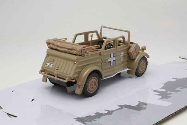 VW Typ 82 Cabriolet "Afrika Korps E.Rommel 1941", ruskea - Sulje napsauttamalla kuva