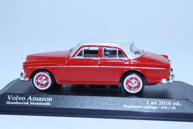Volvo P121 Amazon 4d 1958, red/white