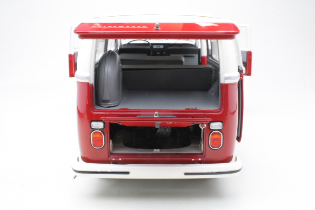 VW T2a Minibus 1967, punainen/valkoinen