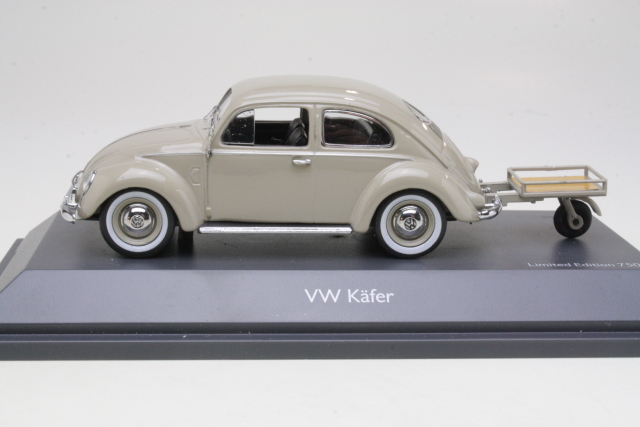 VW Beetle 1958 with Auto Porter, light brown - Click Image to Close