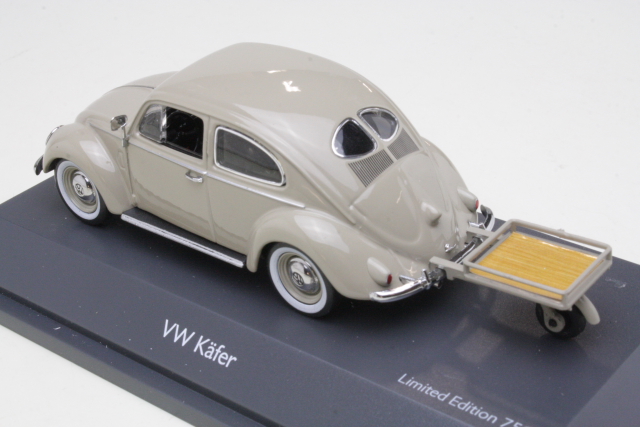 VW Beetle 1958 with Auto Porter, light brown - Click Image to Close